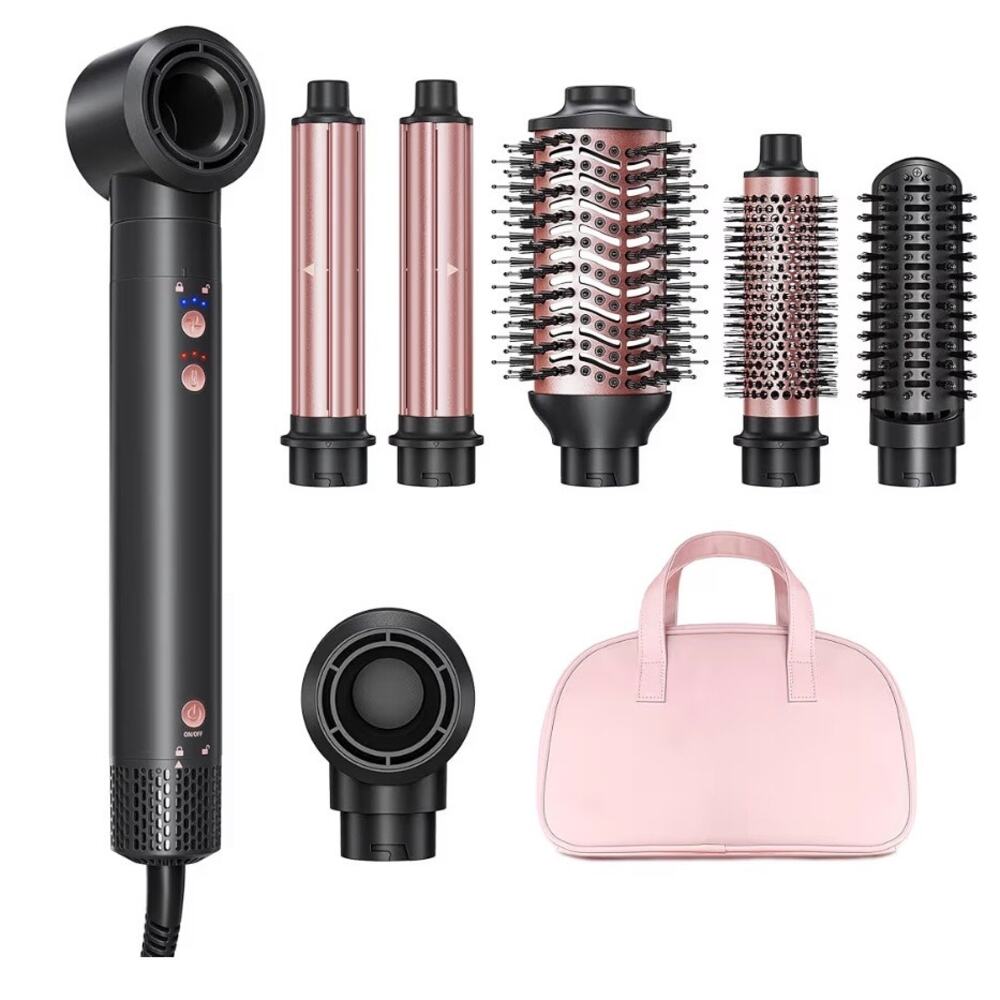 6-in-1 Hot Air Styler Wrap, High-Speed Hair Dryer Brush Blow Dryer (C219)